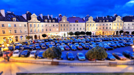 Castle Square in Lublin, Poland - obrazy, fototapety, plakaty