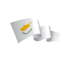 Cyprus flag, vector illustration