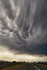Obraz na płótnie Canvas Mammatus Clouds on Route 62, South Africa
