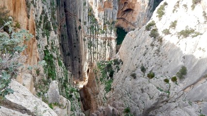 former scary route caminito del rey in el chorro