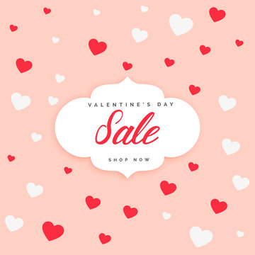 valentine's day sale poster design background