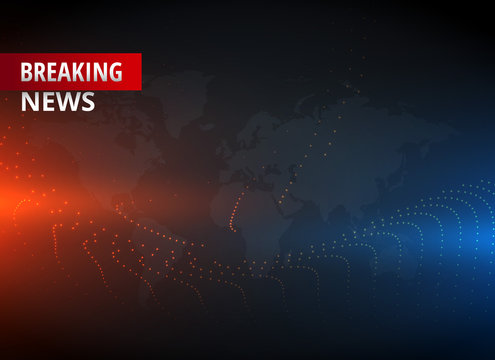 breaking news concept design graphic for tv news channels