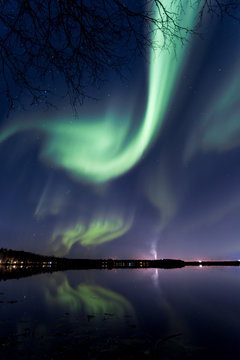 Northern lights in Oulu Finland