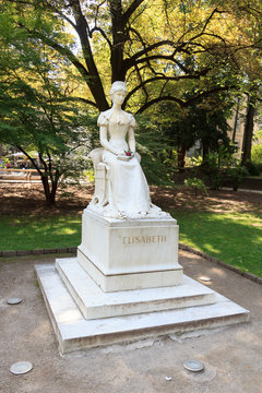 Empress Elisabeth of Austria (Sissi) statue in Merano, South Tyrol