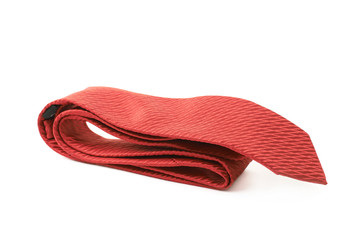 Folded tie isolated
