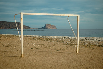 Beach soccer goal