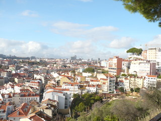 Fototapeta na wymiar View over Lissabon