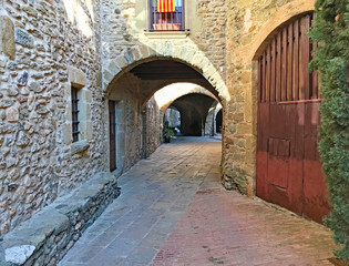Monells, Bajo Ampurdan, Girona, Catalunya, España