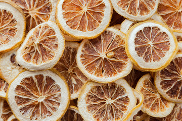 Dried slice of Lemon is Chinese herbal medicine.