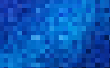 Light BLUE vector polygonal design pattern. Consist of gradient rectangles in origami style.