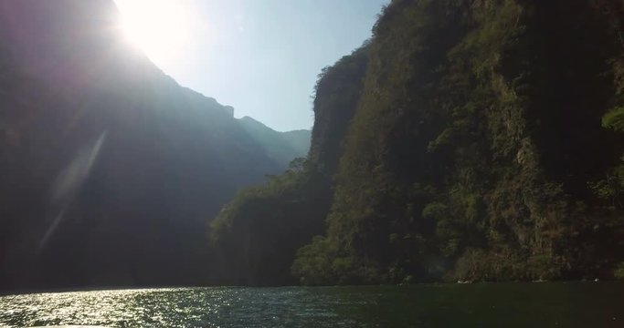 sumidero canyon national park in chiapas mexico