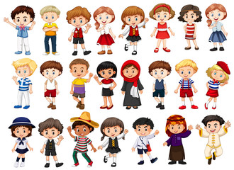 Different characters of boys and girls