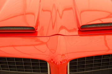 Air intake of a vintage car