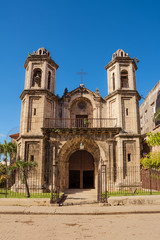 Fototapeta na wymiar Church of the Holy Christ of Good Journey (Iglesia del Santo Cristo del Buen Viaje) to Old Havana (Cuba)