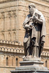 Obraz premium Detail of Cathedral of Palermo, Sicily
