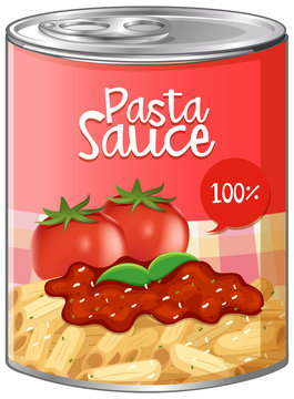 Pasta Sauce In Aluminum Can