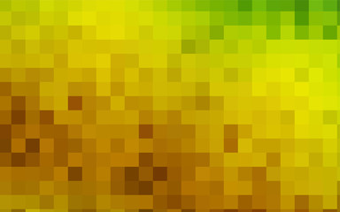 Light Green, Yellow vector polygonal design pattern. Consist of gradient rectangles in origami style.