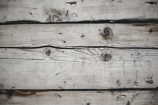Fototapeta Old gray wooden boards as background