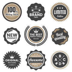 Vintage Retro Vector Logo for banner