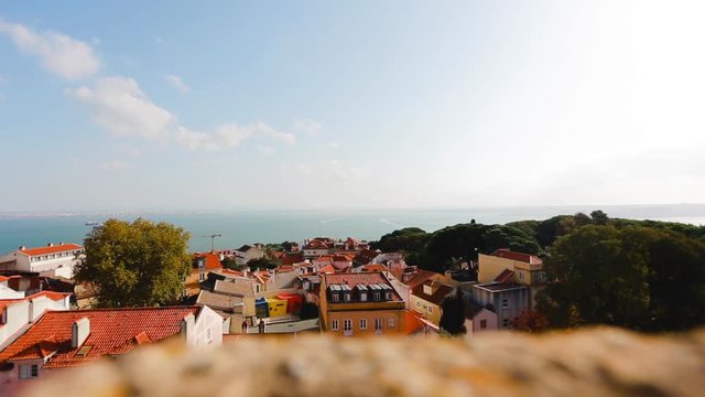 lisbon portugal view to city cityscape