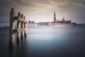 Fototapeta premium Panoramic view of Venice Italy Europe