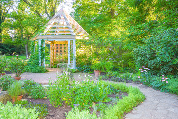Gazebo In The Garden