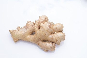 ginger root isolated on white background