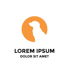 Dog Animal Pet in Circle