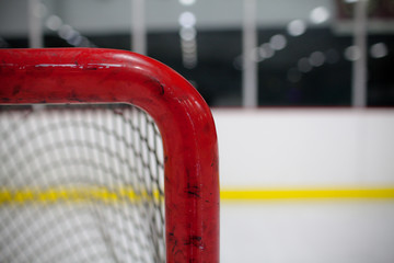 Fototapeta Hockey Goal Closeup obraz