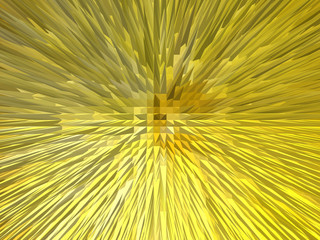 Obraz premium creative yellow abstraction