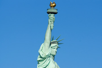 Statue of Liberty Head and Torch Profile