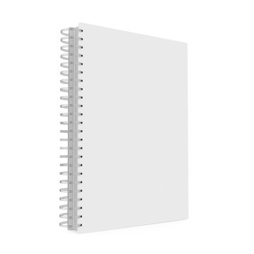 Blank Notebook Isolated