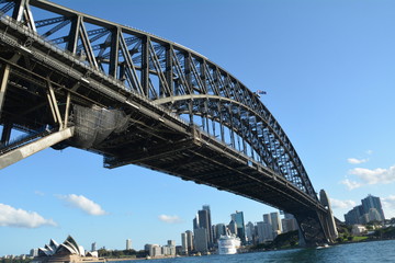 Naklejka premium sydney harbour bridge