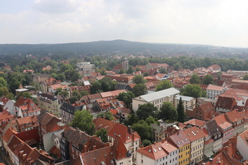 Fototapeta na wymiar Stadtpanorama von Göttingen