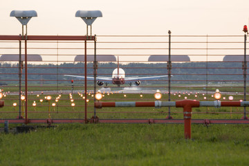 Touchdown on the runway