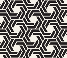 Vector seamless pattern. Modern stylish abstract texture. Repeating geometric tiles