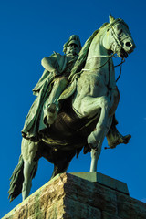 Fototapeta premium Köln Hohenzollern Statue auf Pferd - 1