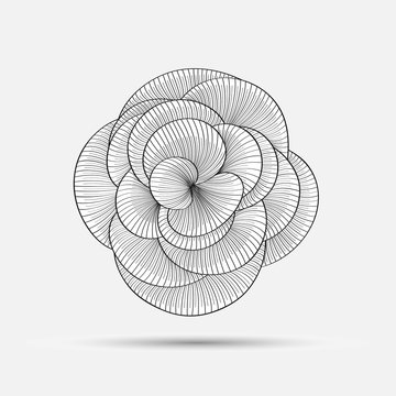recommend clip art: Abstract floral background. Vector flower begonia. Element for design.