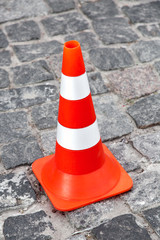 The cone zone, orange road cone.