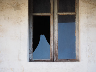 broken window glass