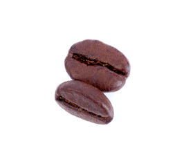 Coffee beans. Isolated on white background.