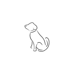 Dog - Simple Modern Dog Logo Template