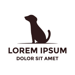 Dog - Simple Modern Dog Logo Template