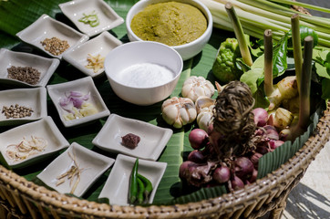 thai herbs ingredient cussine