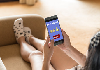 Opening account / online banking.