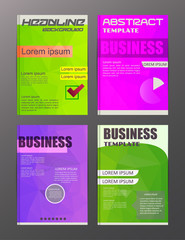 flyer design business and technology  icons, creative template design for presentation, poster, cover, booklet, banner.
