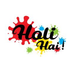 Holi spring festival of colors design