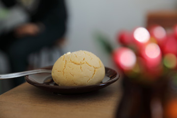 Melonpan melon bread japanese bakery style