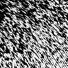 Black and White Wave Stripe Optical Abstract Background