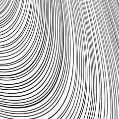 Black and White Wave Stripe Optical Abstract Background